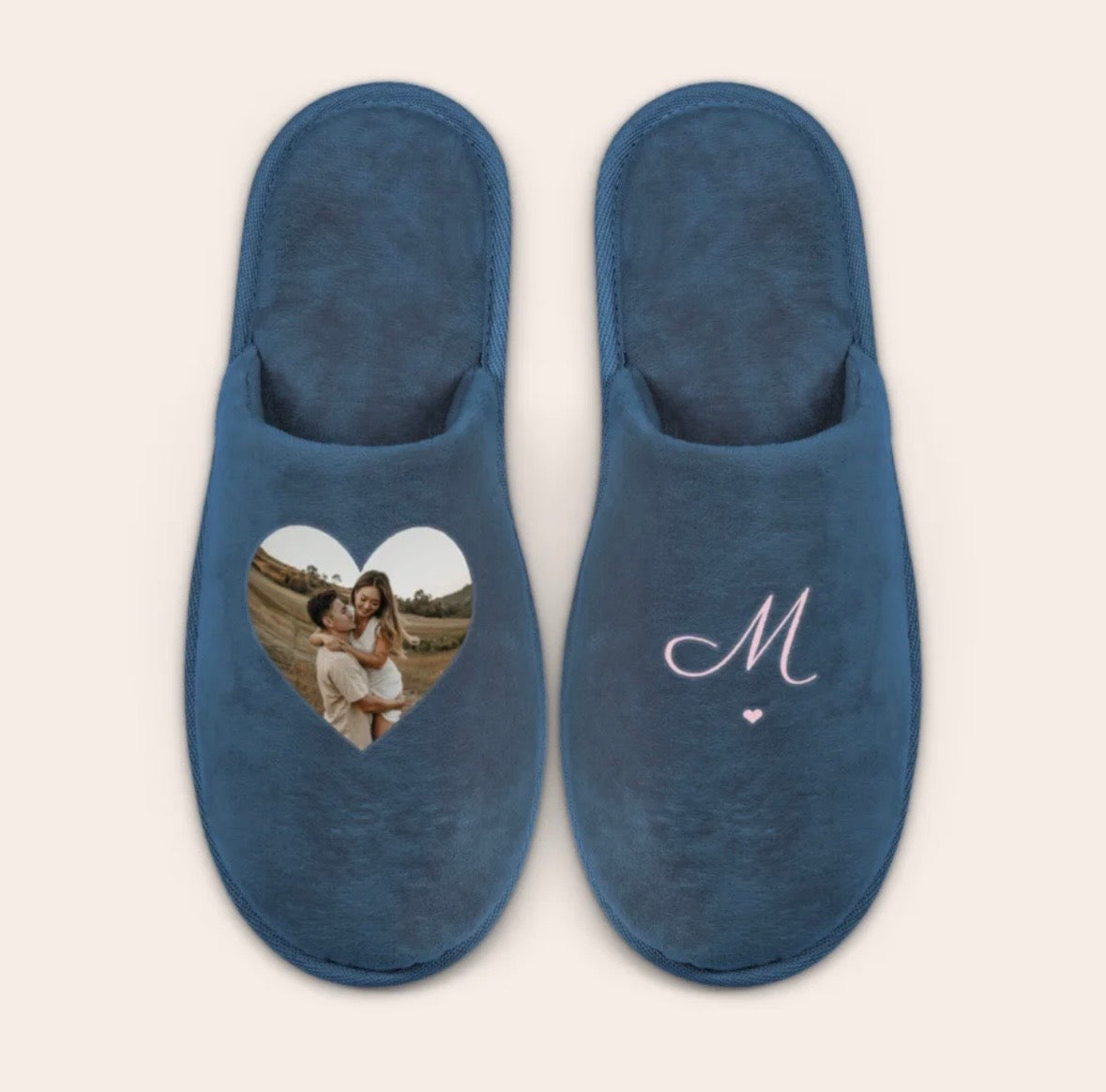 Chaussons personnalisés avec photo et prénom – Cadeau unique