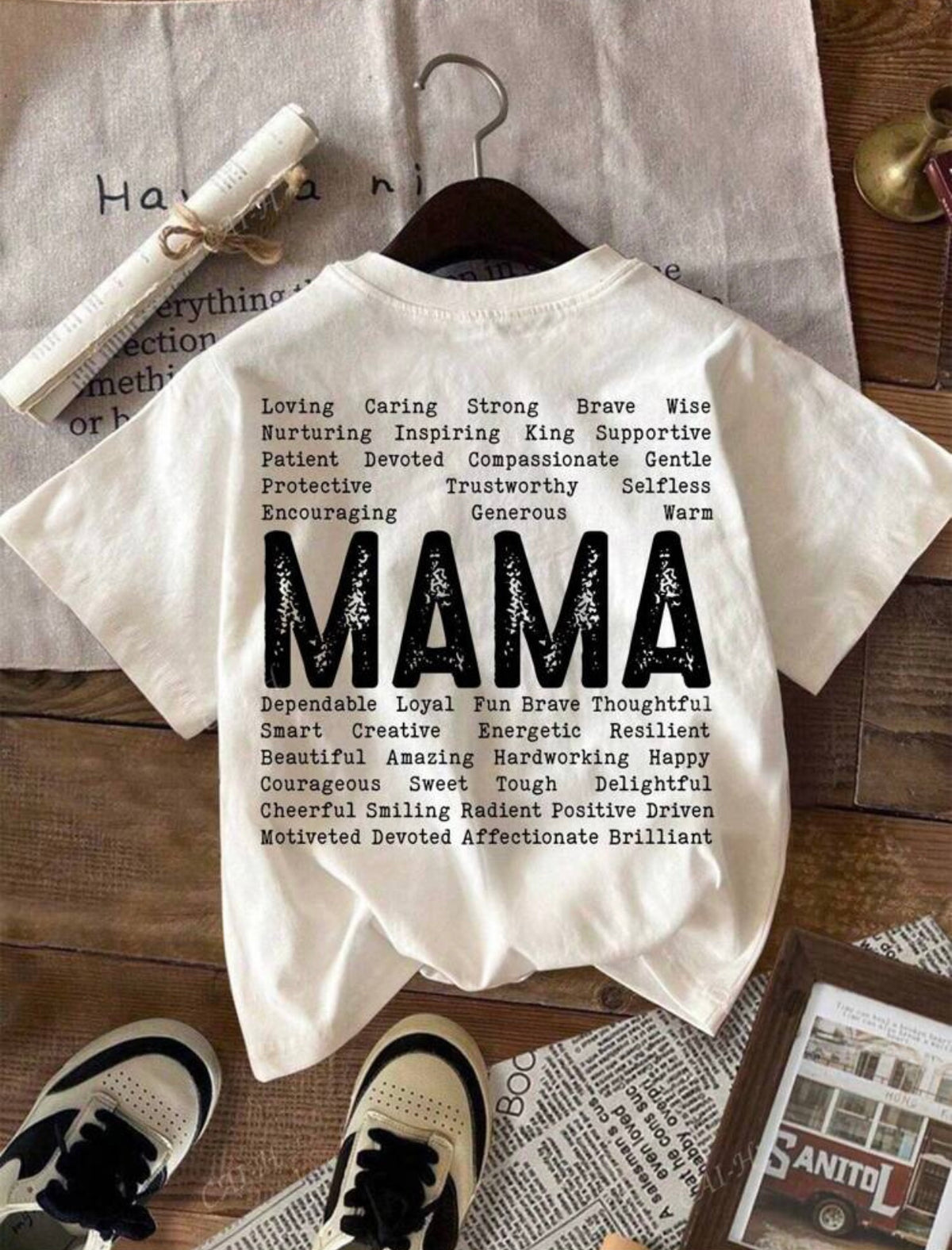 T-shirt personnalisé avec prénom ou texte – Cadeau original pour femme et homme
