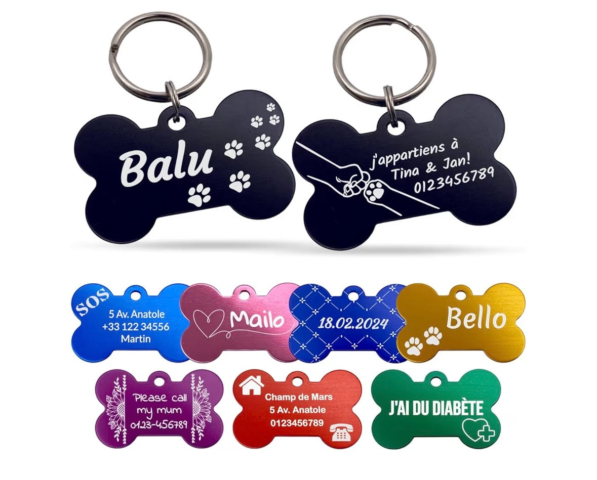 Porte-clés personnalisé pour chien