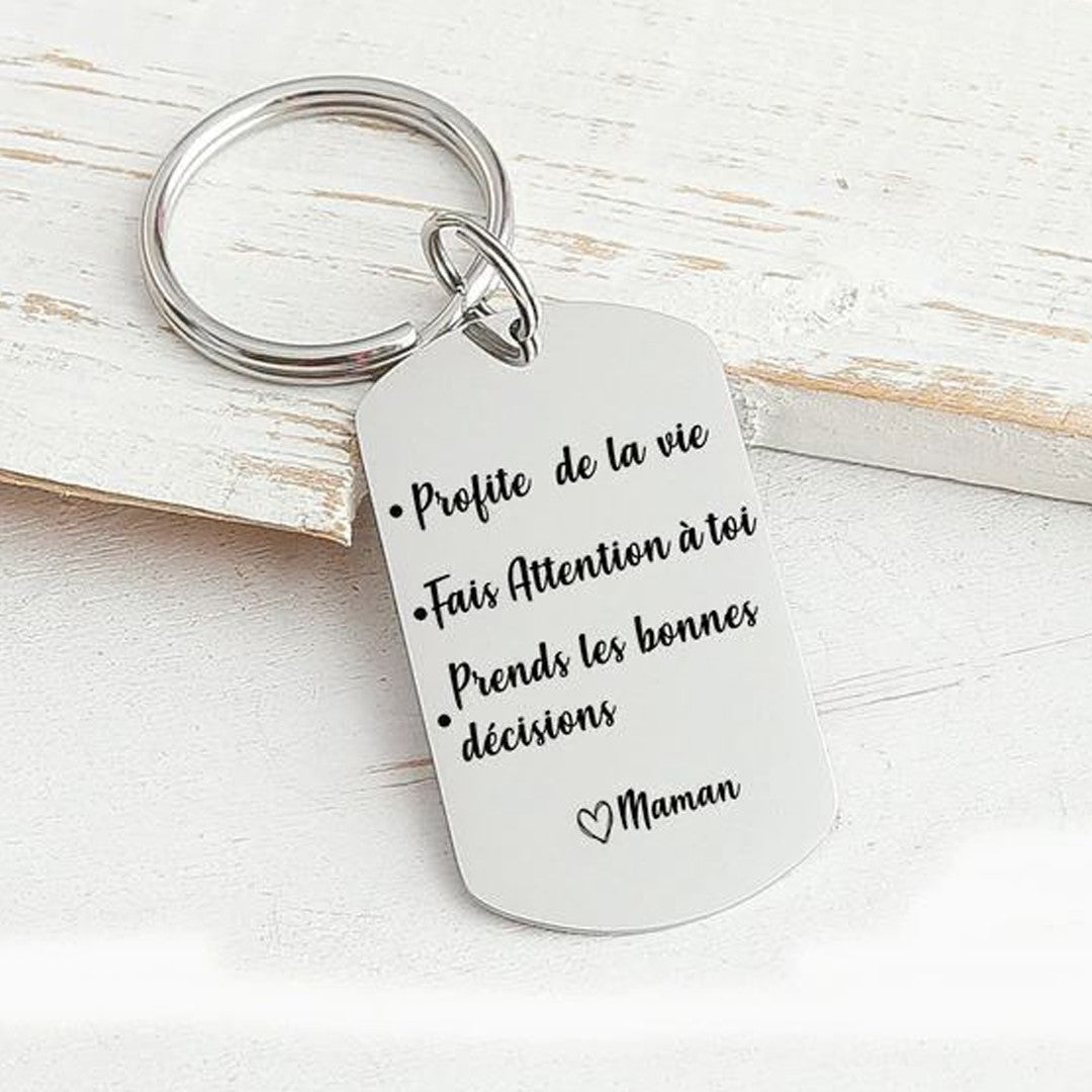 Porte-Clé Personnalisé - Lot de 4